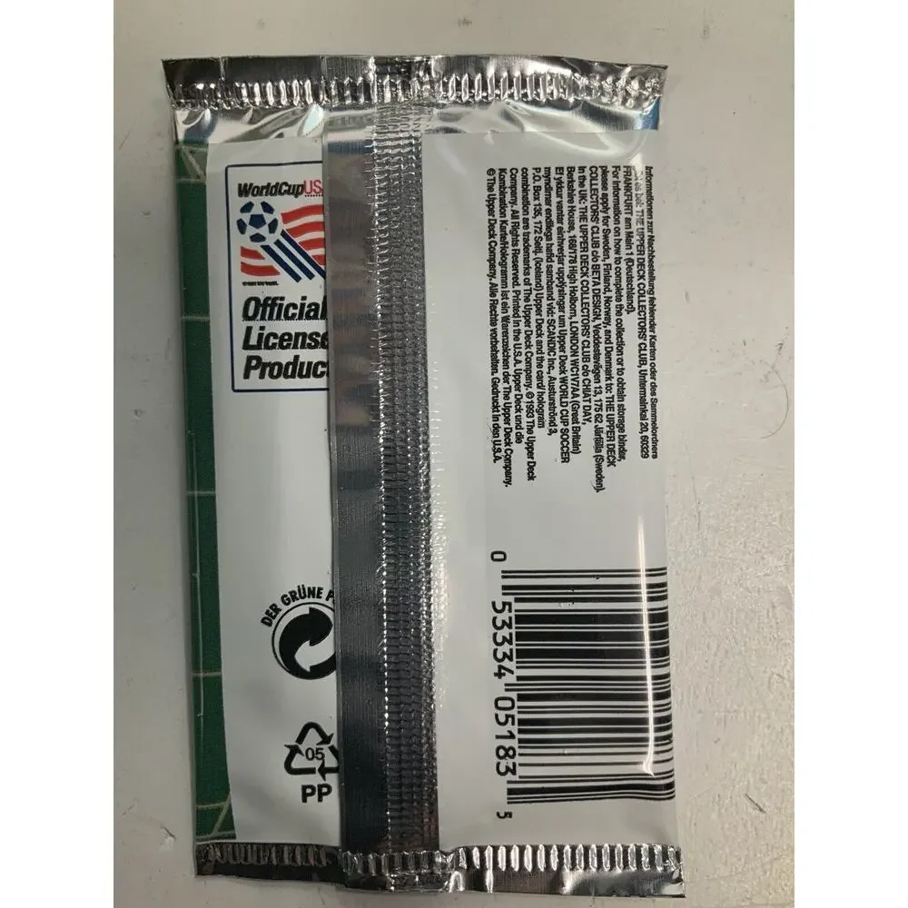 1994 Upper Deck World Cup Series Footbal Soccer Sealed Pack Limited Edition